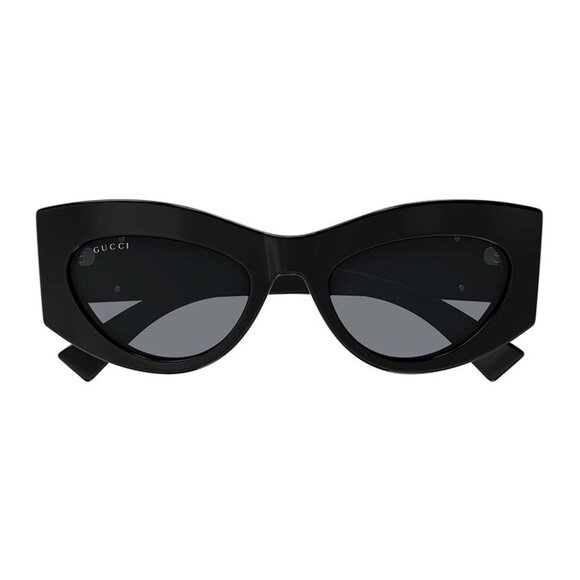 NEW GUCCI SUNGLASSES GUCCI GG1843S 001 BLACK/GREY EYEWEAR - Picture 2 of 4